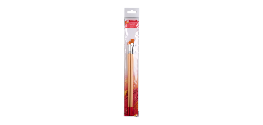 Pinceau Talens Art Creation Filament plat assorti set 3 pièces