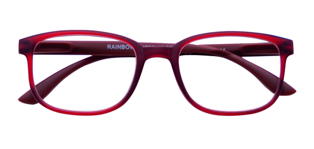 Lunettes de lecture I Need You +1.00 dpt Rainbow rouge foncé