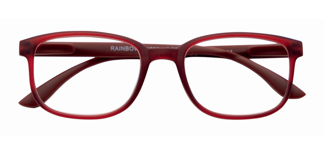 Lunettes de lecture I Need You +2.00 dpt Rainbow rouge foncé