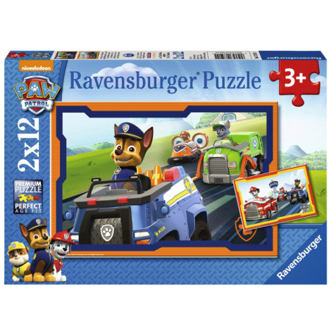 Puzzel paw patrol in actie