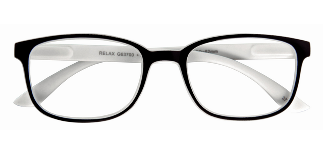 Lunettes de lecture I Need You +1.50 dpt Relax noir-blanc