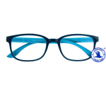 I Need You Lesebrille +1.50 dpt Regenbogen Blau-Hellblau