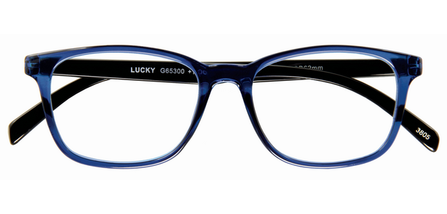Lunettes de lecture I Need You +2.50 dpt Lucky bleu-noir