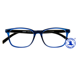 Lunettes de lecture I Need You +3.00 dpt Lucky bleu-noir