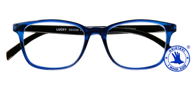 I Need You Reading Glasses +1.00 dpt Lucky blue-black
