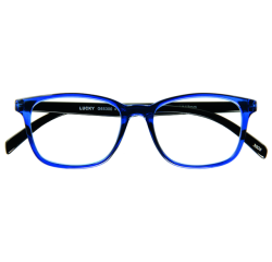 Lunettes de lecture I Need You +1.00 dpt Lucky bleu-noir
