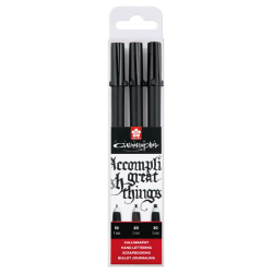 Set calligraphie Sakura Pigma 3 largeurs noir