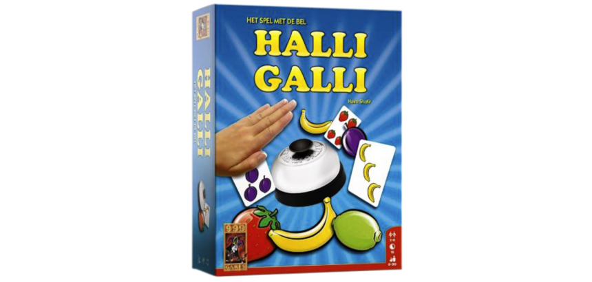 Kaartspel Halli Galli - Het spel met de bel