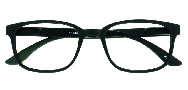 Lesebrille Ich Brauche Dich +1,00 dpt Rainbow schwarz