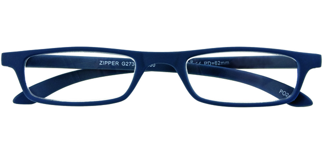 Reading glasses I Need You +1.00 dpt Zipper blue