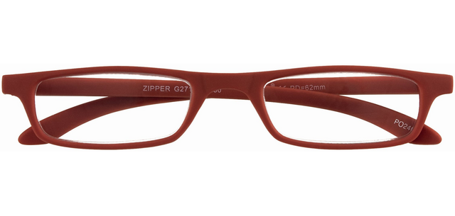 Reading glasses I Need You +1.50 dpt Red Zipper