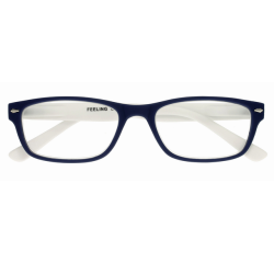 Lunettes de lecture I Need You +2.00 dpt Feeling bleu-blanc