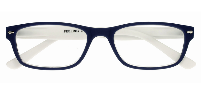 Leesbril I Need You +2.50 dpt Feeling blauw-wit