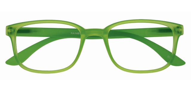 Reading glasses I Need you +3.00 dpt Rainbow green