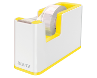 Dévidoir ruban adhésif Leitz WOW blanc/jaune
