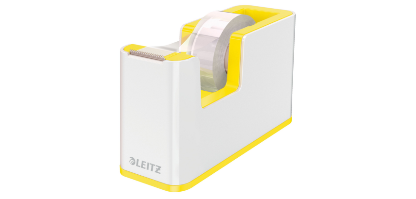 Leitz WOW white/yellow tape dispenser