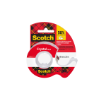 Plakband Scotch Crystal 600 19mmx25m transparant + handdispenser