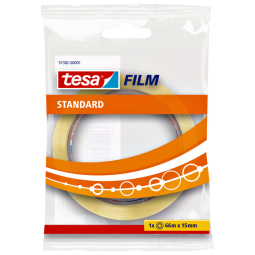 Plakband tesafilm® Standaard 66mx15mm transparant