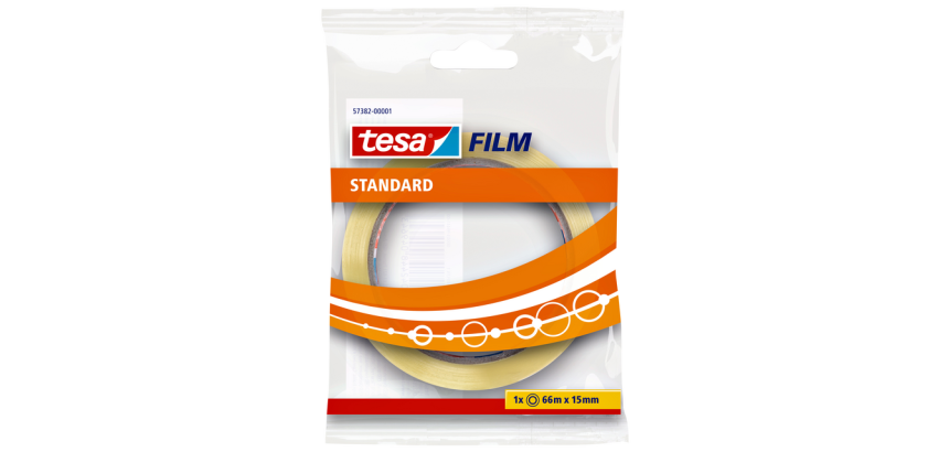 tesafilm® Standard Transparent Adhesive Tape 66mx15mm