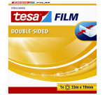 Dubbelzijdig plakband tesafilm® 33mx19mm transparant