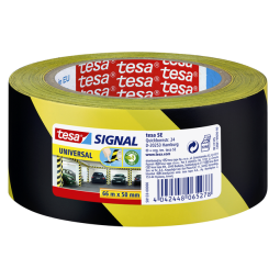 Ruban de signalisation tesa® Signal Universal 66mx50mm jaune/noir