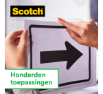 Ruban adhésif Scotch Magic 810 15mx19mm invisible + dévidoir