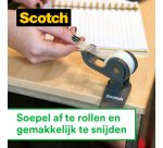 Ruban adhésif Scotch Magic 810 15mx19mm invisible + dévidoir