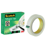 Plakband Scotch Magic 810 25mmx66m onzichtbaar mat