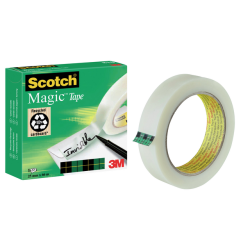 Ruban adhésif Scotch Magic 810 66mx25mm invisible mat