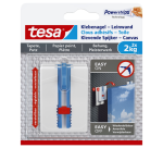 Klevende spijker tesa® canvas- behang en pleisterwerk 2kg wit 2 stuks