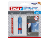Clou adhésif tesa® Toile Papier peint & Plâtre 2kg blanc 2 pièces