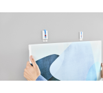 Klevende spijker tesa® canvas- behang en pleisterwerk 2kg wit 2 stuks