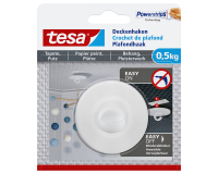 Crochet plafond tesa® papier peint et plâtre autocollant 0,5kg