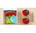 Dérouleur d'emballage Scotch avec 2 rouleaux Secure Seal 66mx50mm brun