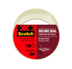 Ruban d'emballage Scotch Secure Seal 50mx50mm transparent