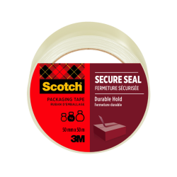 Ruban d'emballage Scotch Secure Seal 50mx50mm transparent