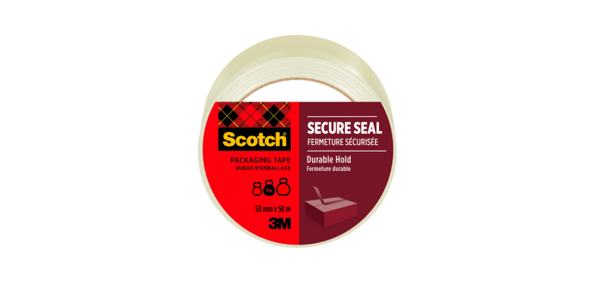 Ruban d'emballage Scotch Secure Seal 50mx50mm transparent