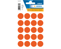HERMA label 1872 round 19mm red 100 pieces