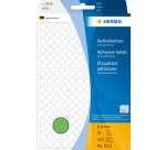 Etiket HERMA 2215 rond 8mm groen 5632 stuks