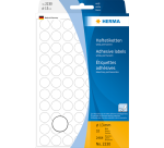Etiquette HERMA 2230 rond 13mm blanc 2464 pièces