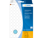 Etiquette HERMA 2233 rond 13mm bleu 2464 pièces