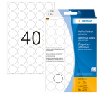 HERMA Label 2250 round 19mm white 1280 pieces