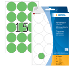 HERMA 2275 round label 32mm green 480 pieces