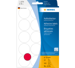 HERMA 2276 label round 32mm fluorescent red 480 pieces
