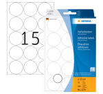Etiket HERMA 2270 rond 32mm wit 480 stuks