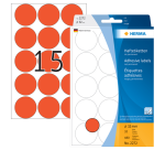 HERMA label 2272 round 32mm red 480 pieces