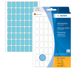 Etiquette HERMA 2343 12x18mm bleu 1792 pièces