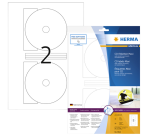 HERMA Etiketten 8624 CD 116mm weiß opak 20 Stück