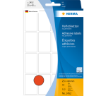 Etiquette HERMA 2452 25x40mm rouge 512 pièces