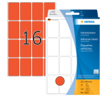 Etiquette HERMA 2452 25x40mm rouge 512 pièces